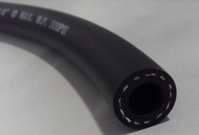 La manguera de aire industrial de la identificación 8m m del CE ISO 2398/la manguera de goma del negro con la fibra trenzó el refuerzo
