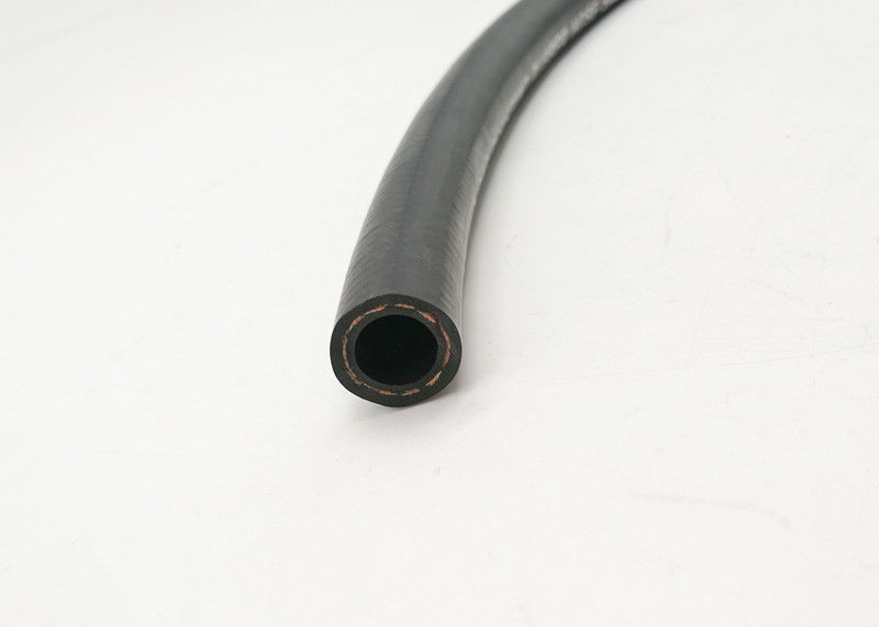 La sola trenza de la materia textil reforzó negro de goma hidráulico de la manguera J517 SAE 100R6