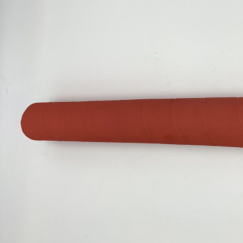 El rojo/el amarillo envolvió la manguera de aire de goma superficial con 4 capas de 300psi trenzado materia textil