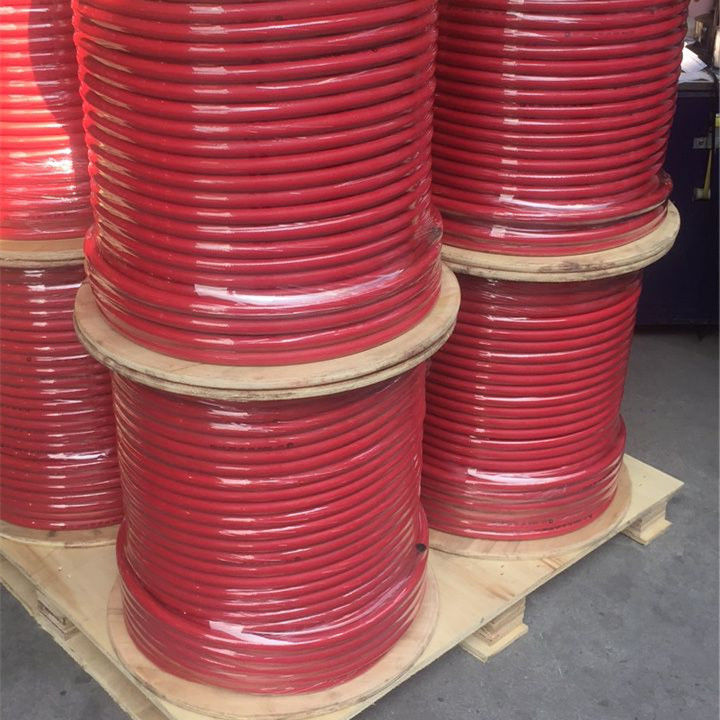 Fines generales rojos llenos carrete de madera 300 PSI WP del negro de la manguera del agua del aire