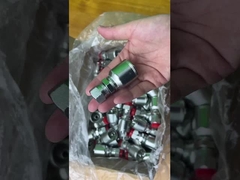 Fittings para tuberías hidráulicas de doble hexagonal de una pieza JIC femenina con asiento de cono de 74 grados (26711DY)