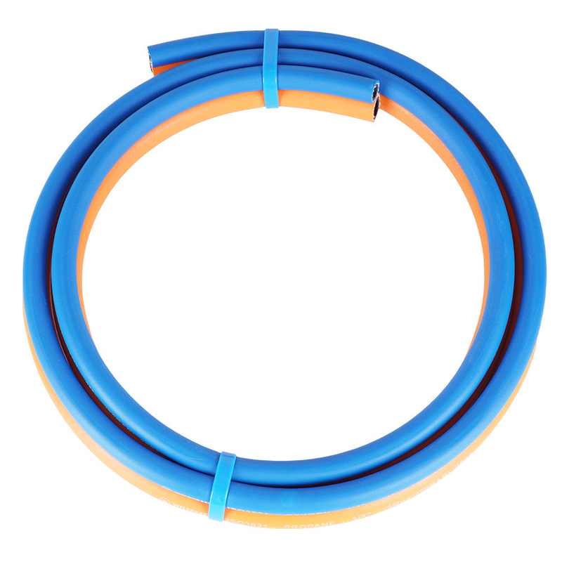 Grado T Reducción resistente al desgaste manguera de soldadura gemela naranja 3/8' azul 1/4'
