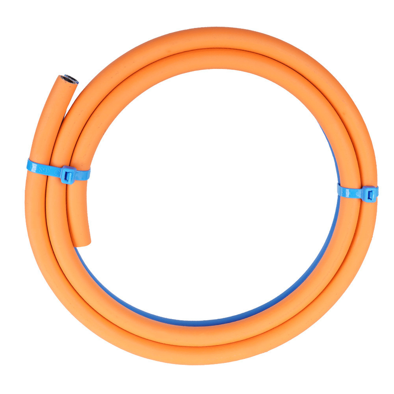 Grado T Reducción resistente al desgaste manguera de soldadura gemela naranja 3/8' azul 1/4'