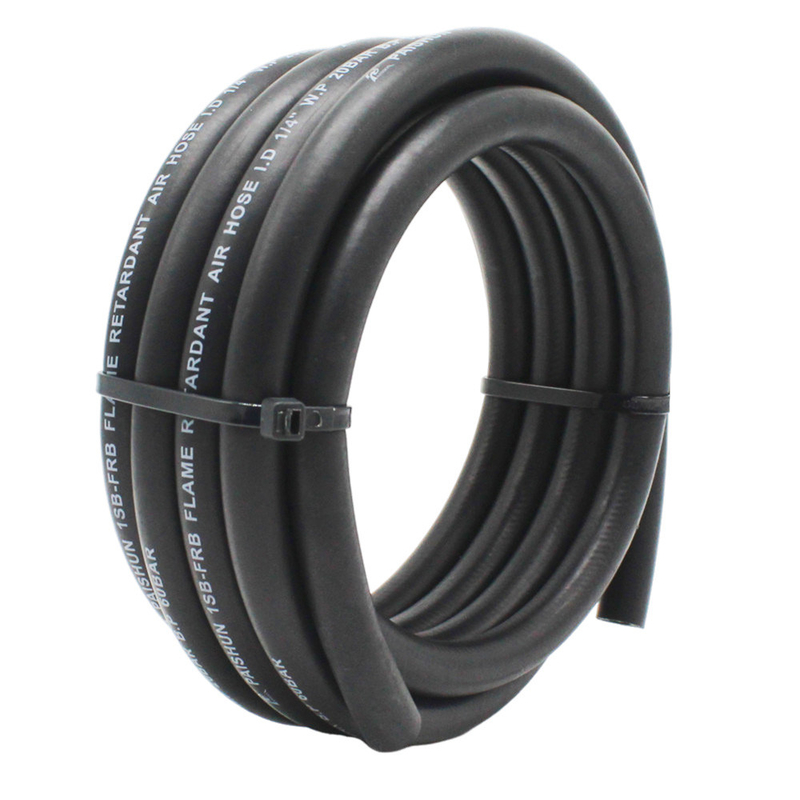 6.3mm manguera de respiración EPDM resistente a la llama: sin olor, grado de alta flexibilidad UL94-V0