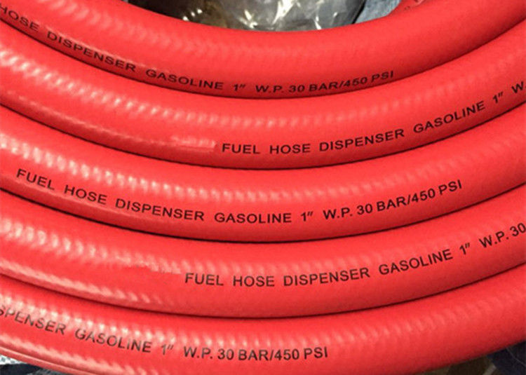 Manguera de combustible diesel flexible para los surtidores de gasolina/la manguera de la alta presión del color del negro