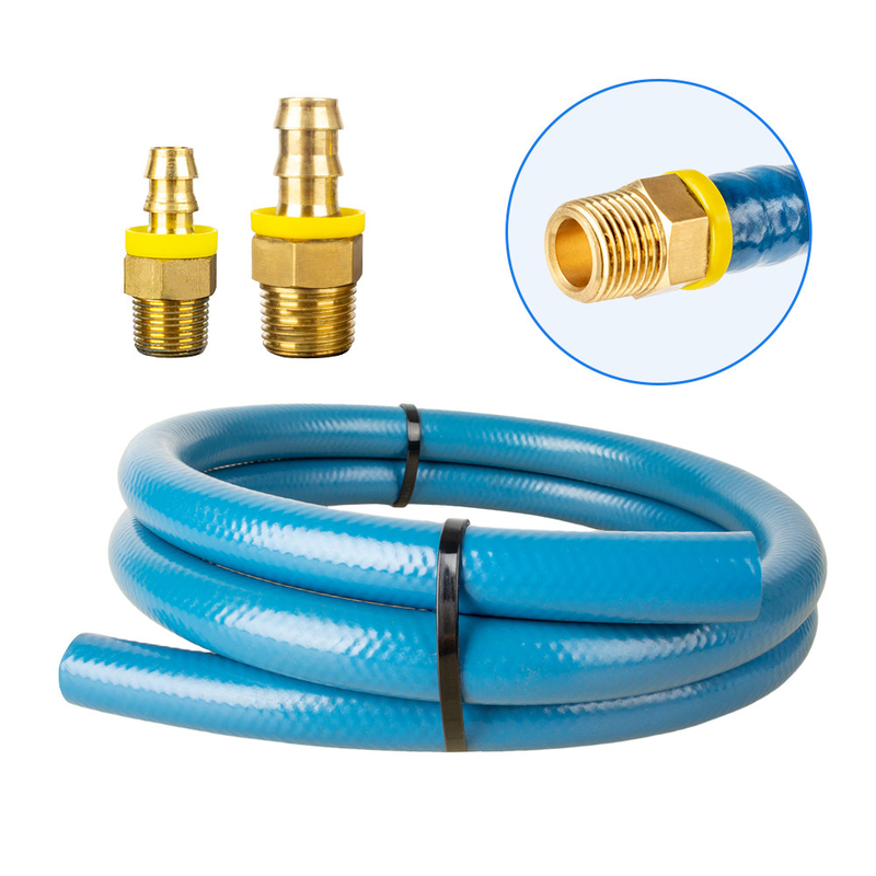 Fábrica 3/4 pulgadas 19 mm de uso múltiple resistente al desgaste Conexión rápida resistente al aceite Gas apretado NBR caucho DIY manguera de bloqueo de empuje