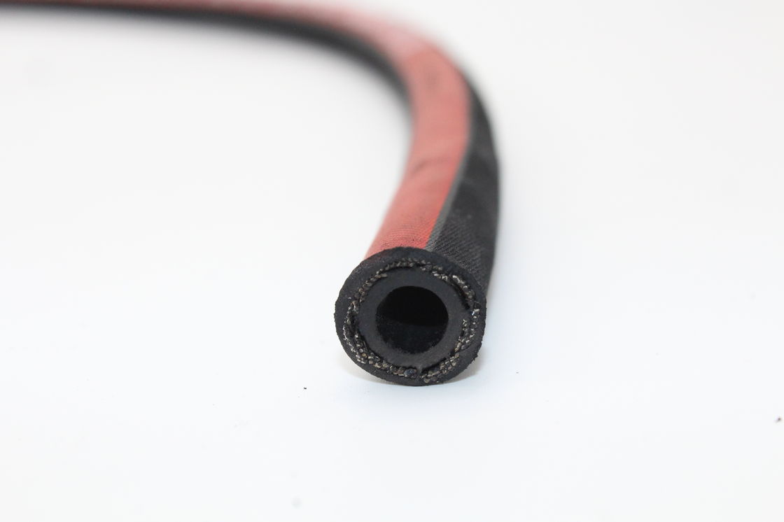 1/4&quot; alambre del acero de alta resistencia a la tracción del SAE 100R1 de goma el hidráulico de la manguera solo trenzado