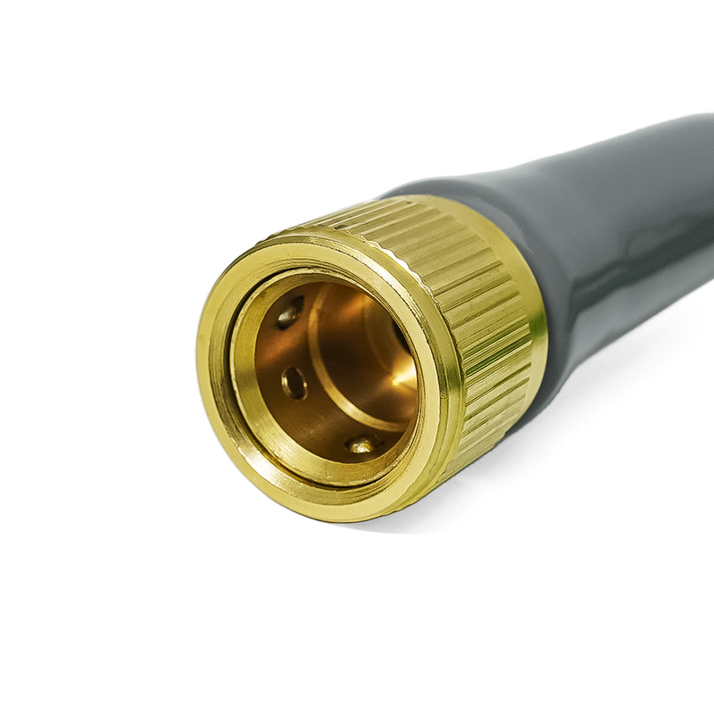 Manguera de agua flexible y ligera, explosión 900 psi, manguera de jardín híbrida de goma sin torceduras para el patio trasero