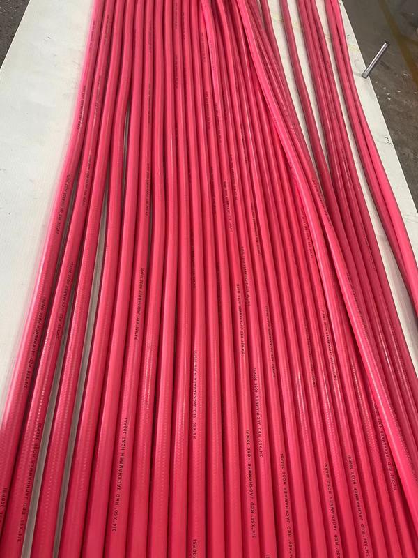 manguera de aire de martillo de Jack ¢ manguera de caucho de trabajo pesado para herramientas neumáticas, construcción y aplicaciones industriales ¢¢ 300 PSI clasificado