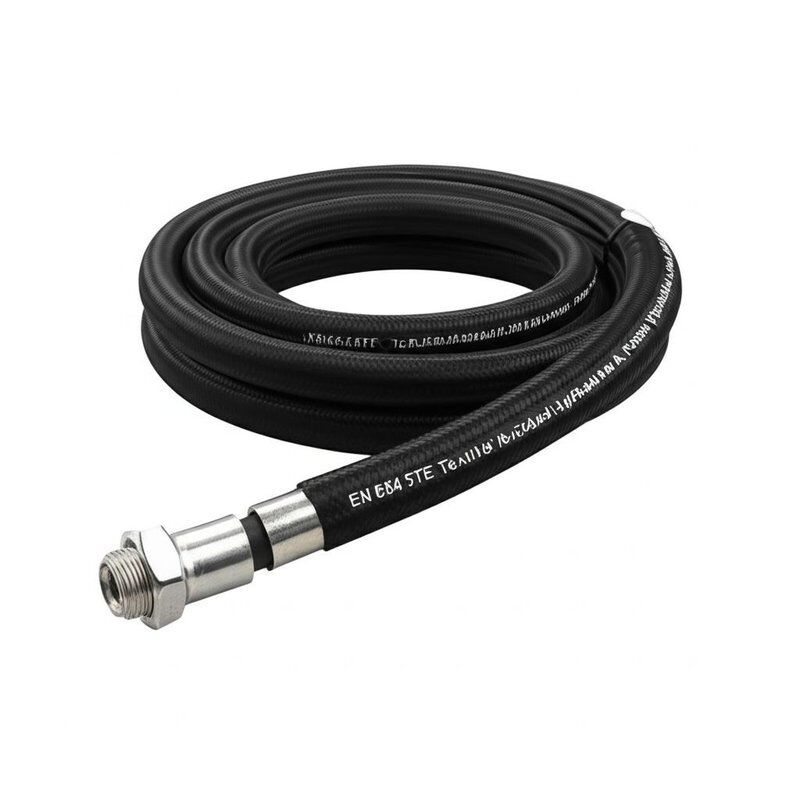 EN854 3TE manguera hidráulica trenzada textil con caucho sintético resistente al aceite y refuerzo textil de alta resistencia aprobada por MSHA / CE