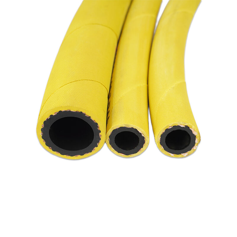 Manguera Industrial de Caucho Multiusos para Equipos de Minería con Tubo de Nitrilo Resistente al Aceite y Refuerzo Textil de Alta Resistencia