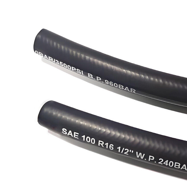 SAE 100R16 manguera hidráulica ultraflexible para sistemas hidráulicos de carga con radio de curvatura estrecho