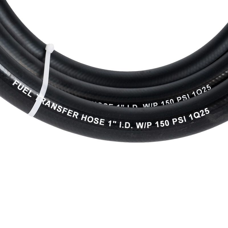 Conjunto de manguera flexible de alta calidad para gasolinera (interfaz de 6 mm a 1 pulgada): adecuado para succión y transferencia de gasolina/diésel.