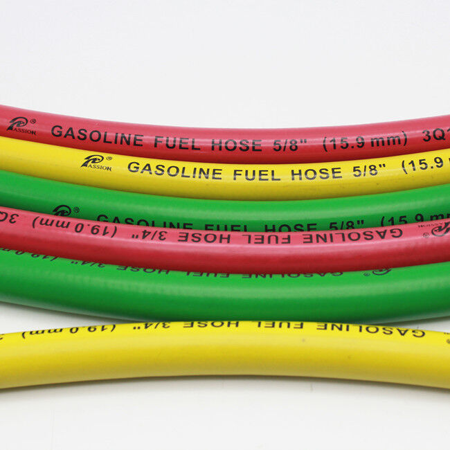 Conjunto de manguera flexible de alta calidad para gasolinera (interfaz de 6 mm a 1 pulgada): adecuado para succión y transferencia de gasolina/diésel.