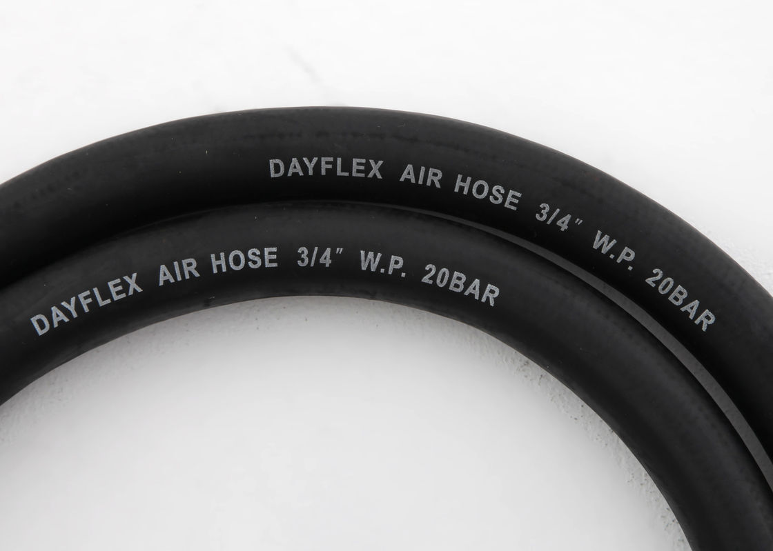 Identificación de goma superficial lisa flexible 3/16&quot; de la manguera de aire a 2&quot; barra de la presión 20 del trabajo