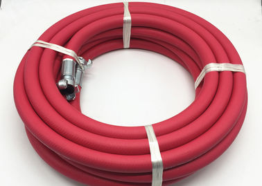 Rojo manguera de aire de goma del martillo perforador de 3/4 pulgada/longitud flexible de la manguera de aire los 50ft